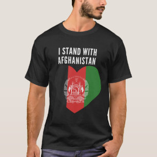 アフガニスタンAfと共に立つ Tシャツ