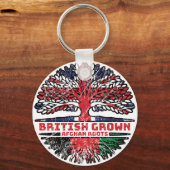 アフガニスタンAfghanistan Uk 統一された Kingdom British Tree キーホルダー (正面)