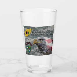 アフガンコンバット退役軍人第75レンジャー連隊 タンブラーグラス