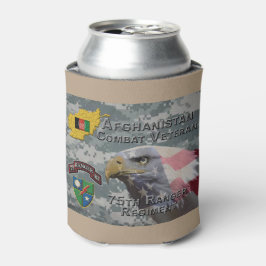 アフガンコンバット退役軍人第75レンジャー連隊 缶クーラー