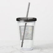 「アフガンコンバット退役軍人」 - 101機空挺師団 アクリルタンブラー (裏面)