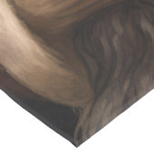 アフガンハウンドウィズサンタクロースフェスティバルクリスマス テーブルクロス (アングル)