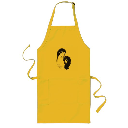 アフガンハウンドエプロン ロングエプロン (正面)