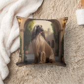 アフガンハウンドエレガントリー装飾用クッション クッション (ブランケット)