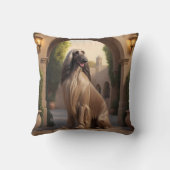 アフガンハウンドエレガントリー装飾用クッション クッション (裏面)