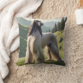 アフガンハウンドエレガントリー装飾用クッション クッション (ブランケット)