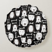 アフガンハウンドカスタムーラウンドピロー ラウンドクッション (裏面)