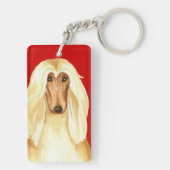 アフガンハウンドカラーブロック キーホルダー (裏面)