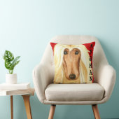 アフガンハウンドカラーブロック クッション (椅子)