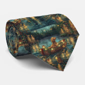 アフガンハウンドクリスマスフェスティバル航海 ネクタイ (ロール)