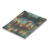 アフガンハウンドクリスマスフェスティバル航海 ノートパッド (回転)