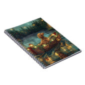 アフガンハウンドクリスマスフェスティバル航海 ノートブック (右側)