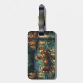 アフガンハウンドクリスマスフェスティバル航海 ラゲッジタグ (裏面縦)