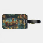 アフガンハウンドクリスマスフェスティバル航海 ラゲッジタグ (裏面横)