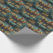 アフガンハウンドクリスマスフェスティバル航海 ラッピングペーパー (角)