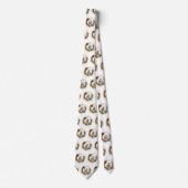 アフガンハウンドクリスマスリースフェスティバルカップ ネクタイ (正面)