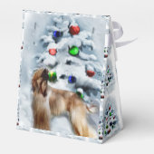 アフガンハウンドクリスマス フェイバーボックス (裏面サイド)