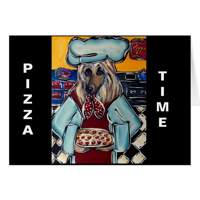 アフガンハウンドシェフ (正面横)