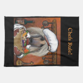 アフガンハウンドシェフ キッチンタオル (横)