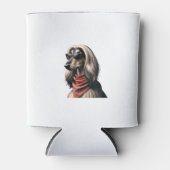 アフガンハウンドシャツドッグママパパバルフバルチティーD 缶クーラー (正面)