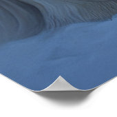 アフガンハウンドスノウイそりに乗るクリスマスデコール ポスター (角)