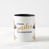 アフガンハウンドスマイル マグカップ (中央)