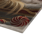 アフガンハウンドドッグクリスマスフェスティバル カッティングボード (角)