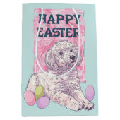 アフガンハウンドハッピーイースター ミディアムペーパーバッグ (正面)