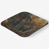 アフガンハウンドハロウィーンナイトドギーディライト ペーパープレート (傾斜あり)