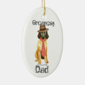 アフガンハウンドパパセラミックオーナメント セラミックオーナメント (右)