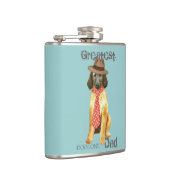 アフガンハウンドパパ フラスク (右)