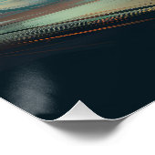 アフガンハウンドビーチサーフィン絵画ズ ポスター (コーナー)