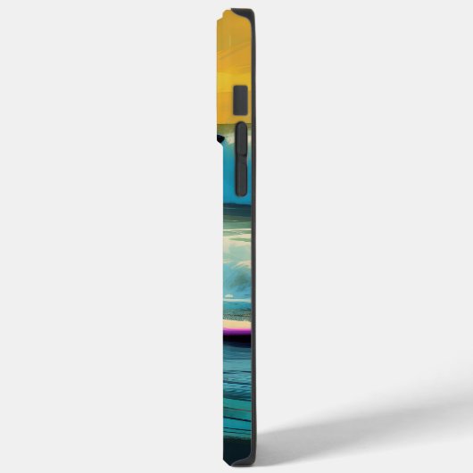 アフガンハウンドビーチサーフィン絵画ズ Case-Mate iPhoneケース (裏面 / 左)