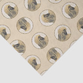 アフガンハウンドブラックマスク絵を描レッドのペットドッグアート 薄葉紙 (詳細)