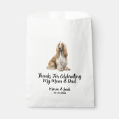 アフガンハウンドペットフルカラー結婚ズ フェイバーバッグ (正面)