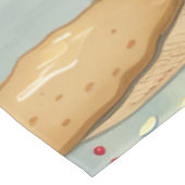 アフガンハウンドホリデーベーキング:フェスティバルクリスマス テーブルクロス (アングル)