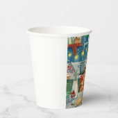 アフガンハウンドホリデーベーキング:フェスティバルクリスマス 紙コップ (右)