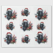 アフガンハウンドラッピング紙 ラッピングペーパー (フラット)