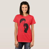 アフガンハウンド女子Tシャツ Tシャツ (正面フル)