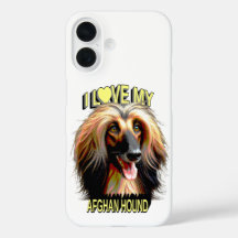 アフガンハウンド愛好家のための上品なデザイン - I Love My Afghan Hound
