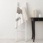 アフガンハウンド犬の漫画イラストレーション シェルパブランケット (インサイチュ)