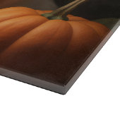 アフガンハウンド犬の秋の喜びカボチャ カッティングボード (角)