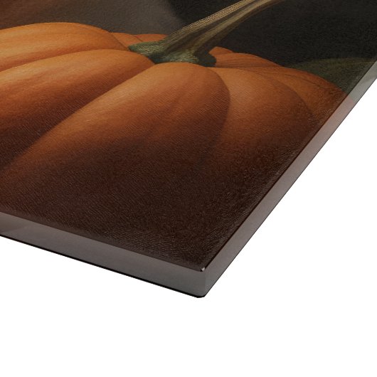 アフガンハウンド犬の秋の喜びカボチャ カッティングボード (角)