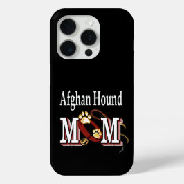 アフガンハウンド犬ママ iPhone 15 PROケース