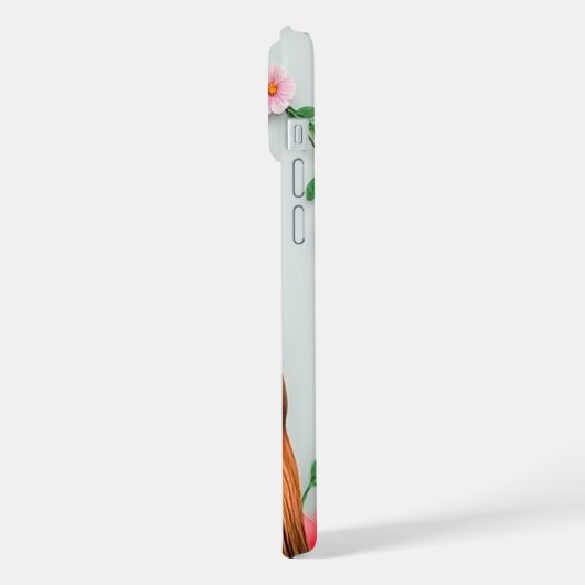 アフガンハウンド犬 iPhoneケース (左側面)