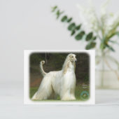 アフガンハウンド9J32D-21 ポストカード (スタンド正面)