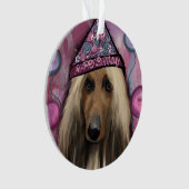 アフガンハウンド オーナメント (正面)