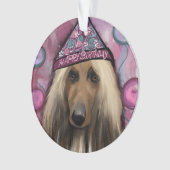 アフガンハウンド オーナメント (正面)