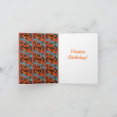 アフガンハウンド カード (内部)