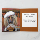 アフガンハウンド カード (内部)